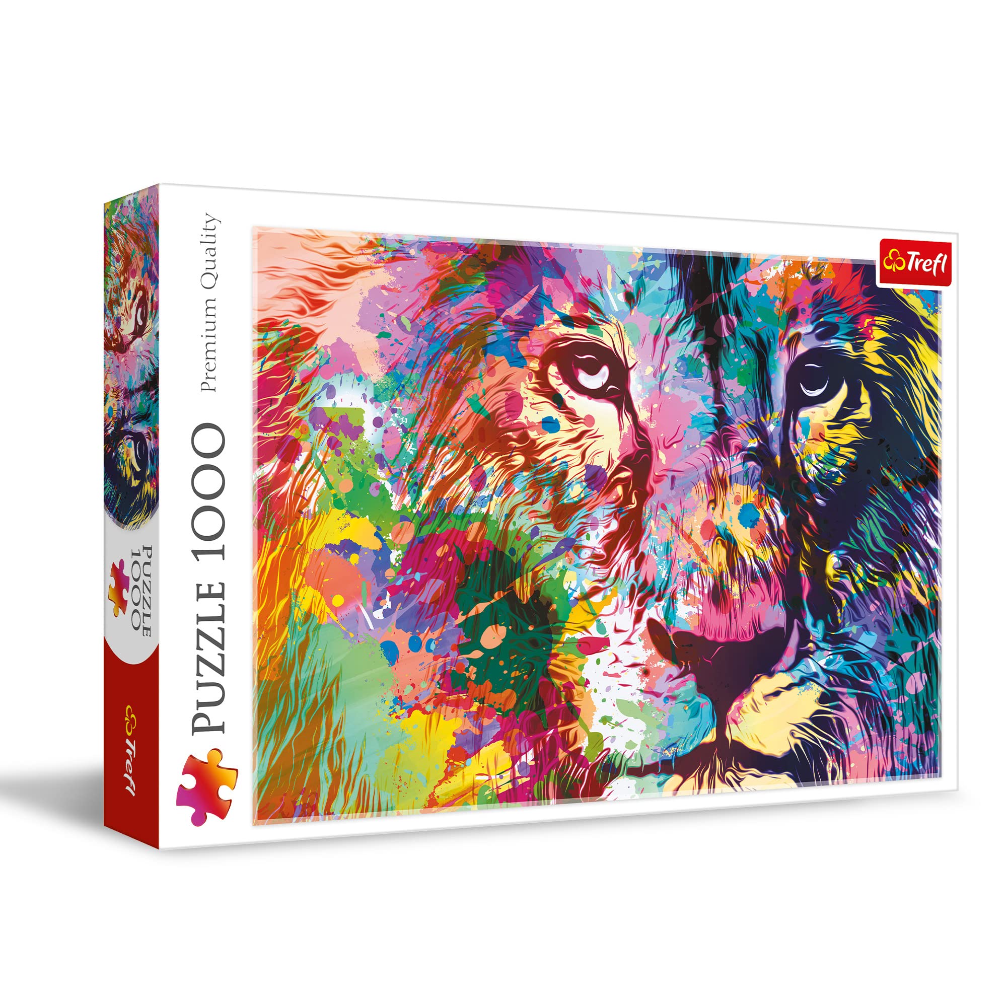 ✨Ree✨ Amazon.com: Trefl Happy Cats 1000 Piece Jigsaw Puzzle Red 27