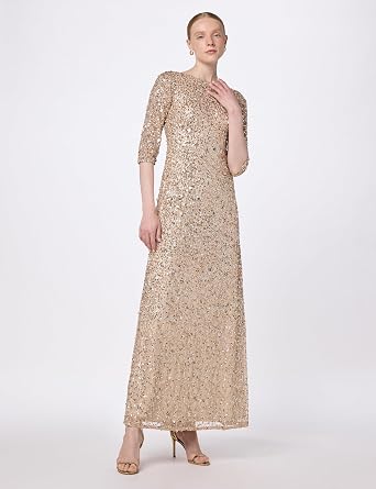 Adrianna Papell Women's Beaded Gown