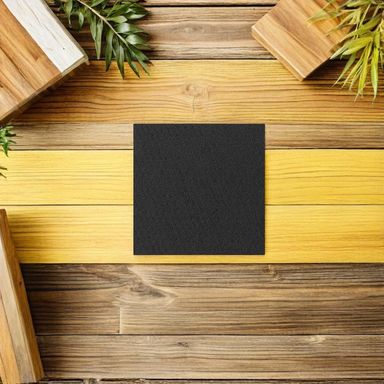 ERINGOGO Graphite Carbon Felt Insulation 2pcs Carbon Felt Wick Carbonized Material Graphene Pad for Vacuum Furnace Thermal Insulation Blanket