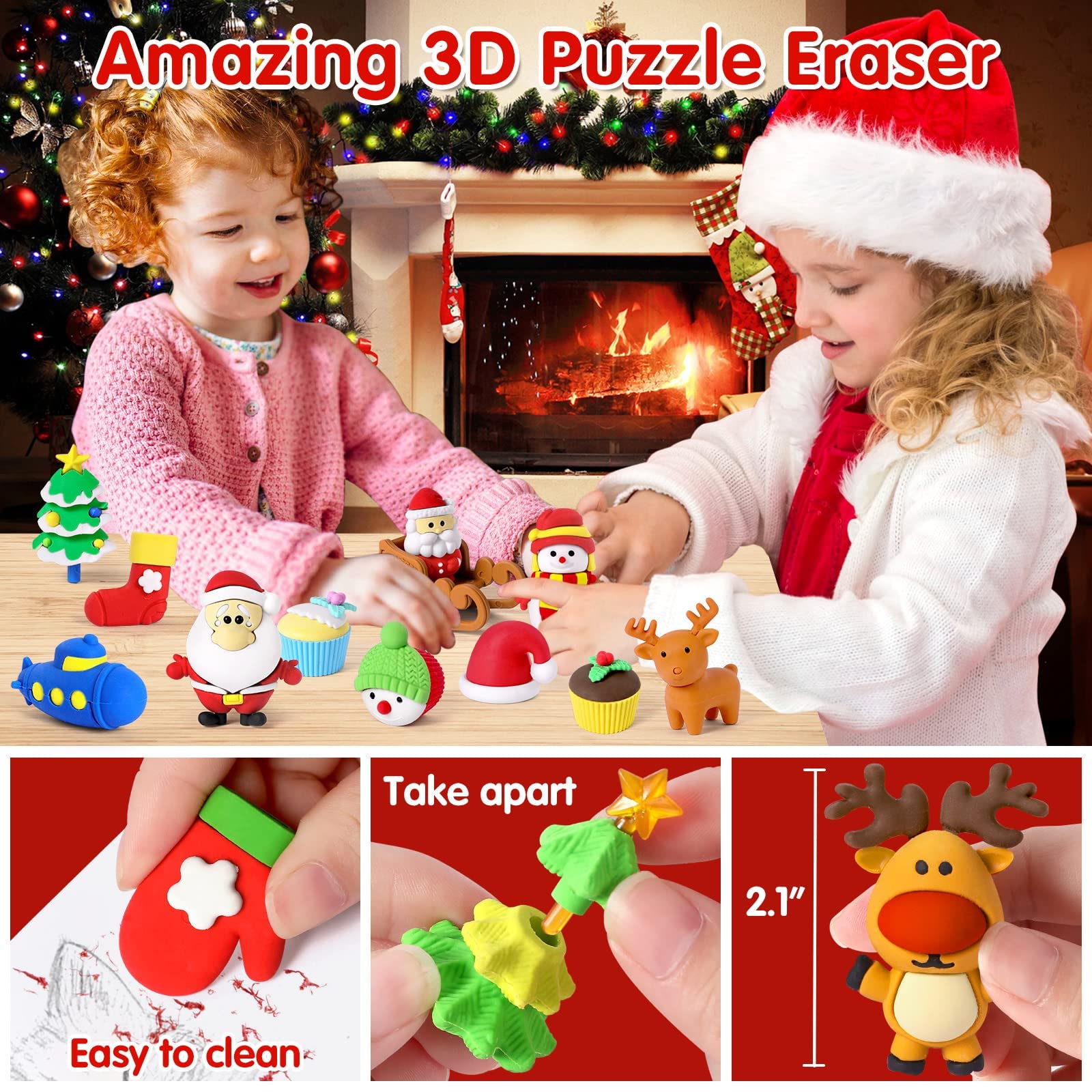 Christmas Advent Calendar 2021 for Kids Adults Christmas Countdown Calendar  24 Days Animal Erasers for Kids Advent Calendar Christmas Party Favors  Stocking Stuffers Xmas Toys Xmas Gift for Girls Boys : Home & Kitchen -  Amazon.com