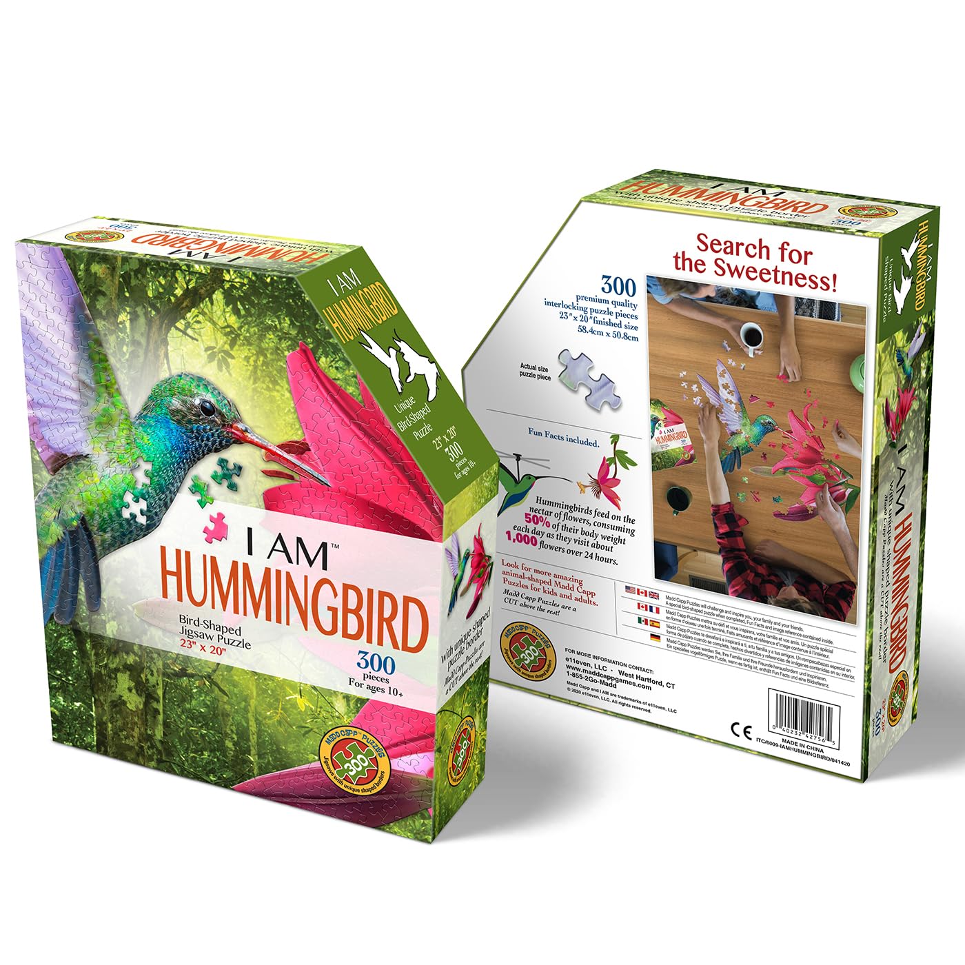 Amazon.com: Madd Capp I Am Hummingbird 300-Piece Bird-Shaped