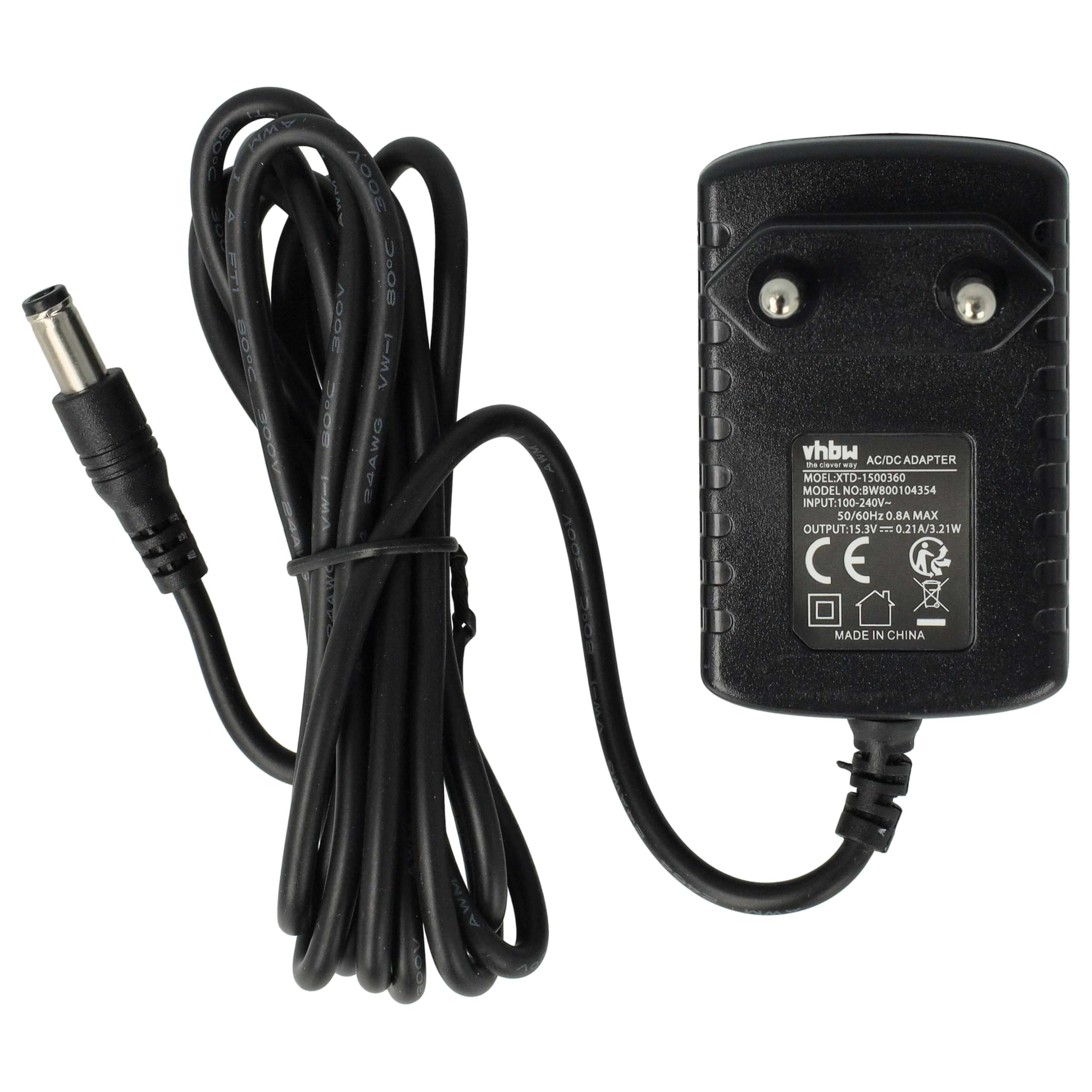 vhbw alimentatore compatibile con Black & Decker EPC12 12B attrezzi portatili, utensili elettrici - 150 cm