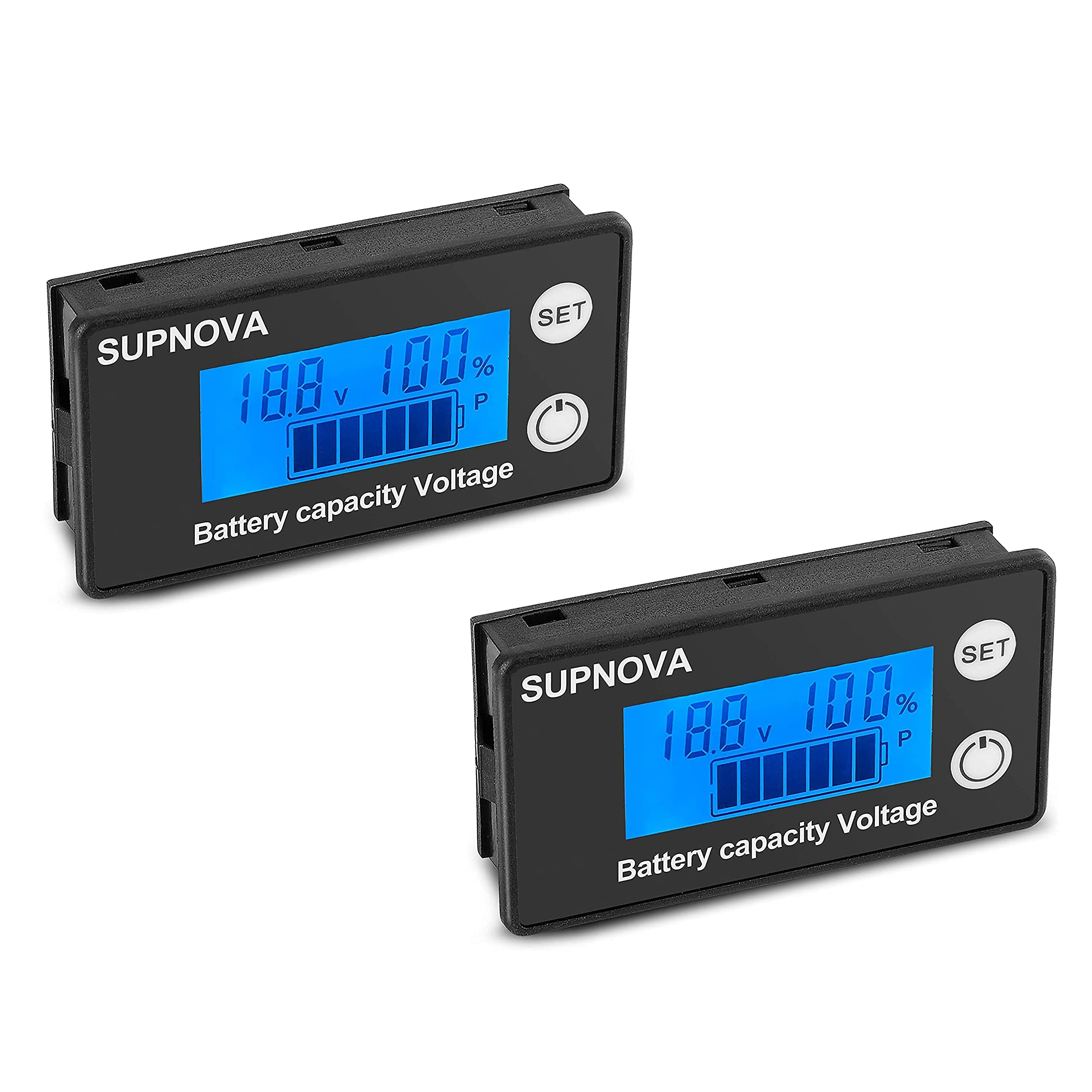 Quick Sense 8-70V LCD Acid Lead Lithium Battery Capacity Indicator Voltmeter Monitor Display (8-70 Voltage) Pack of 2 (B095PPJ3W8) Amazon Price History, Amazon Price Tracker