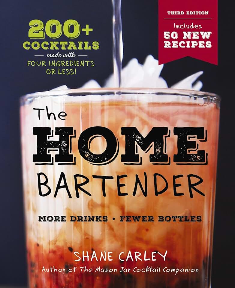 Home bartending cocktail recipe book