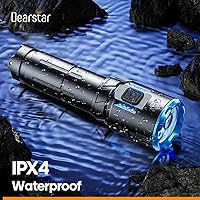 Vista 6 de Rechargeable Flashlights Mini Tactical High Lumen, Super Bright LED Small Flashlight with Magnetic Base, High Powered Strong Flash Light, Pocket