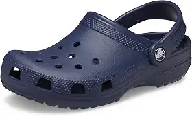 Tamanco clássico infantil unissex, Azul-marinho/azul-marinho, 10 Toddler