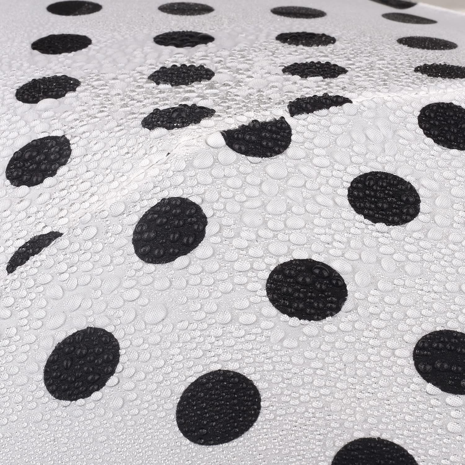 Agaric Cute Polka Dots Compact Travel Umbrella - 10 Ribs Windproof, 46" Auto Open/Close Portable With Reinforced Canopy and Ergonomic Handle (Upgrade) - Image 8