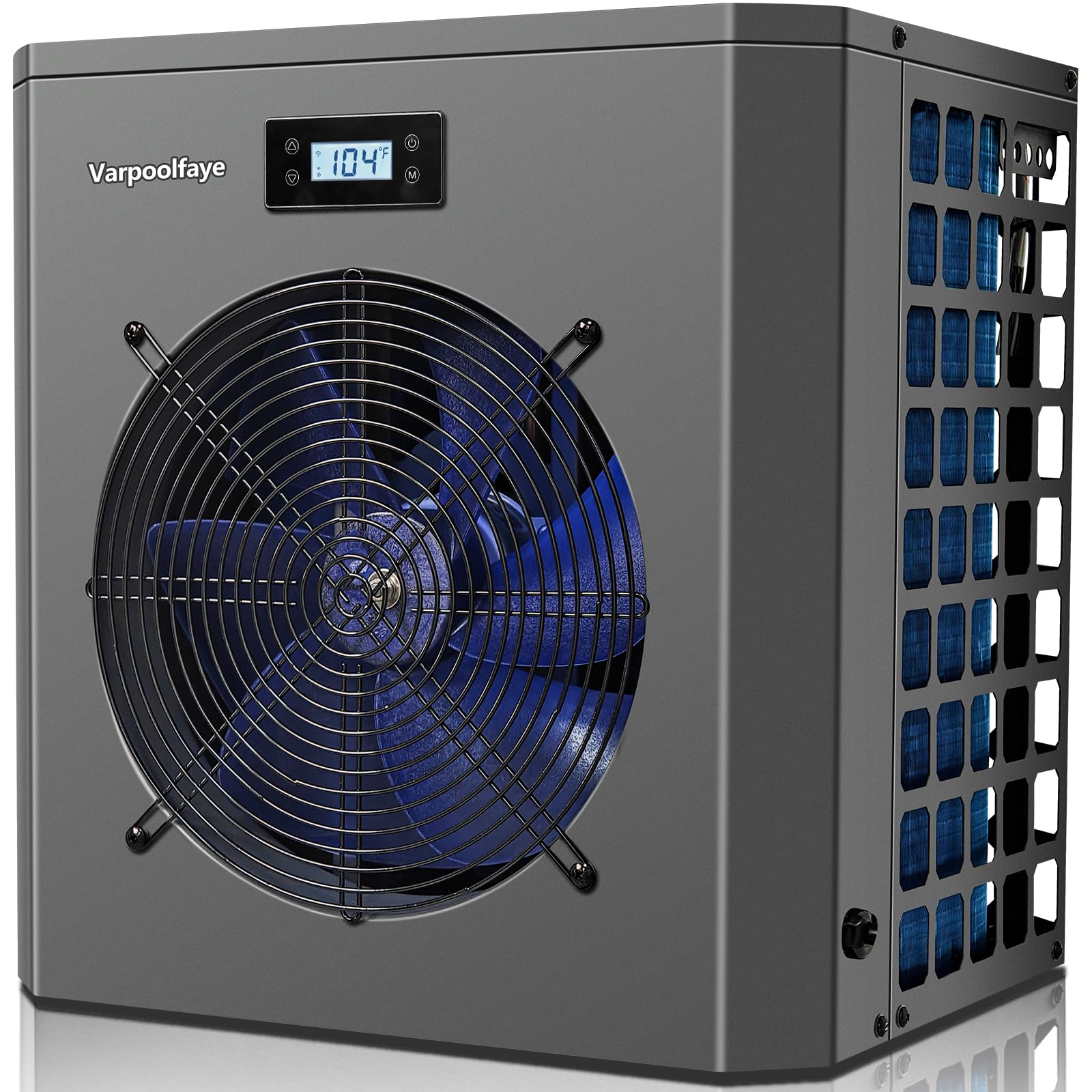 Pool Heaters For Above Ground Pools 16000 BTU Electric Pool Heater Pump 5000 Gallon 120v Swimming Pool Heat Pump WiFi Control Heat Or Cool Spa Heater Pump