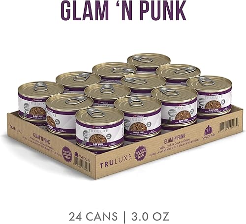 Miniatura 2 de Comida enlatada sabor cordero y pato TruLuxe Glam 'n Punk marca Weruva (24 unidades de 3 onzas cada una)