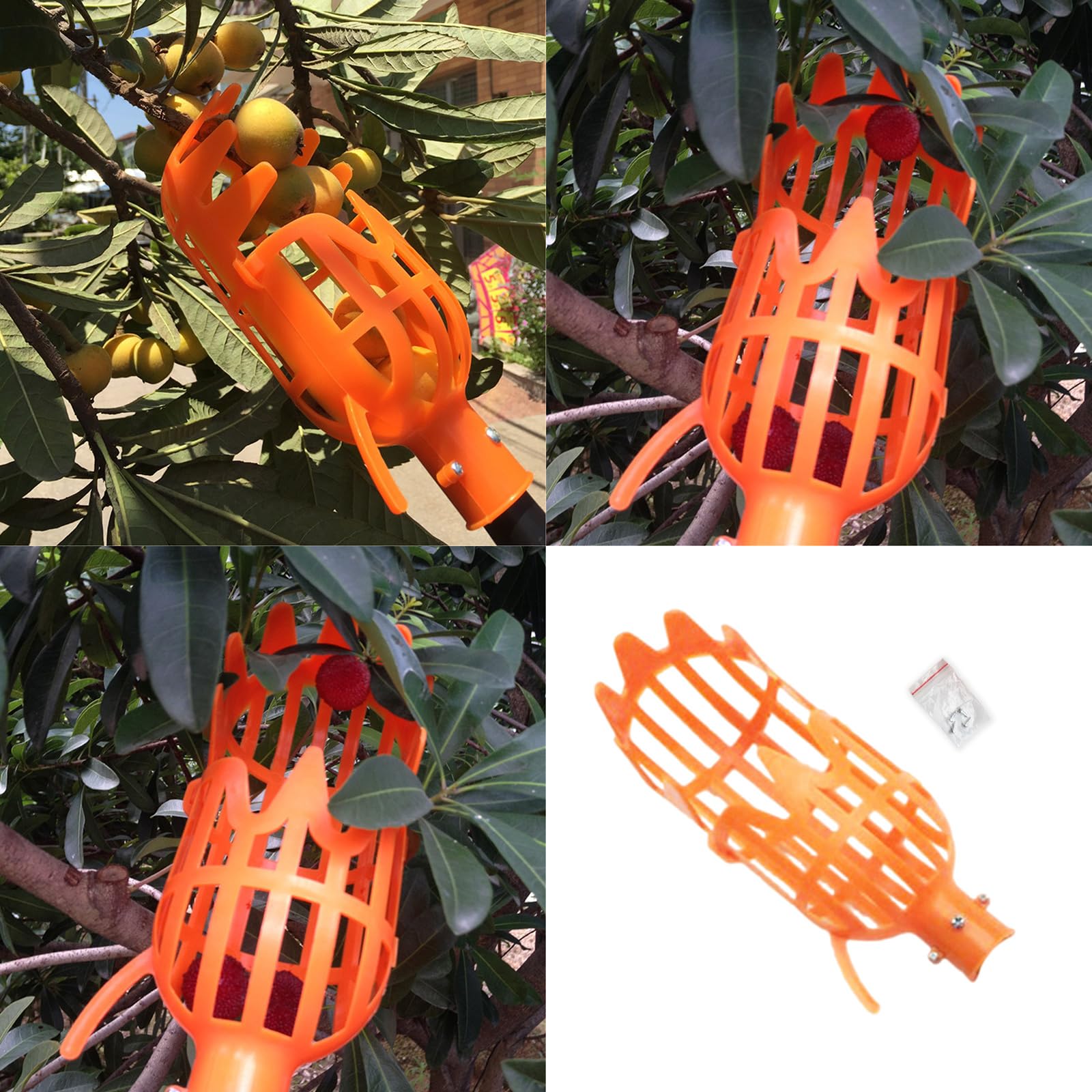 Garden Tool Fruit Pickers Head Fruit Picking Tool Fruits Catcher Picking Citrus Pear Peach Hand Tool