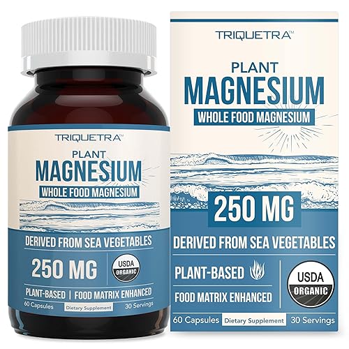 Organic Whole Food Magnesium Supplement - Plant-Based, Organic Sea Vegetable