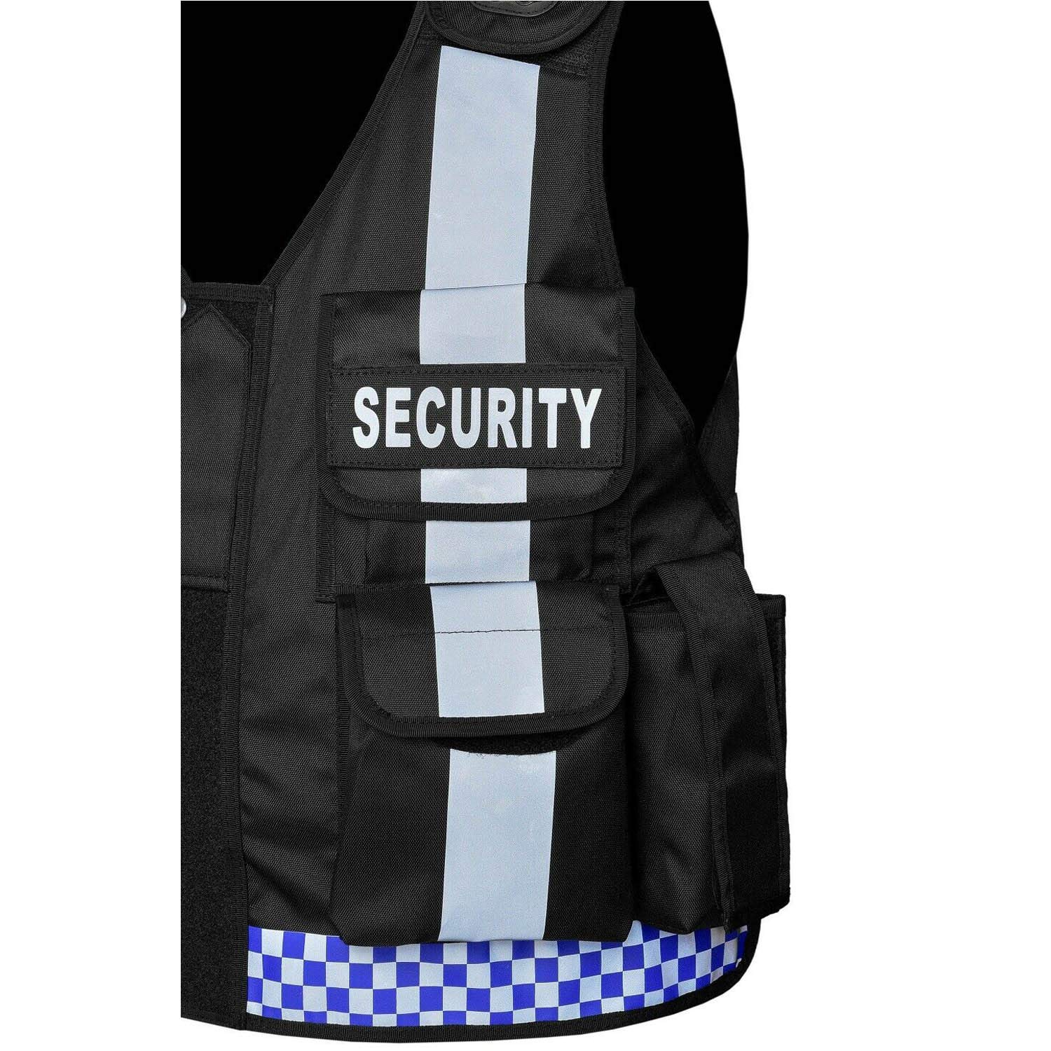 RAC3 Hi Viz Tactical Vest Dog Handler Security, Paramedic, Enforcement, Tac Vest (Black) - Image 4