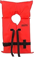 Seachoice Youth Type II Life Vest PFD - USCG Approved Orange Jacket for Kids 50-90 lbs Boating Safety
