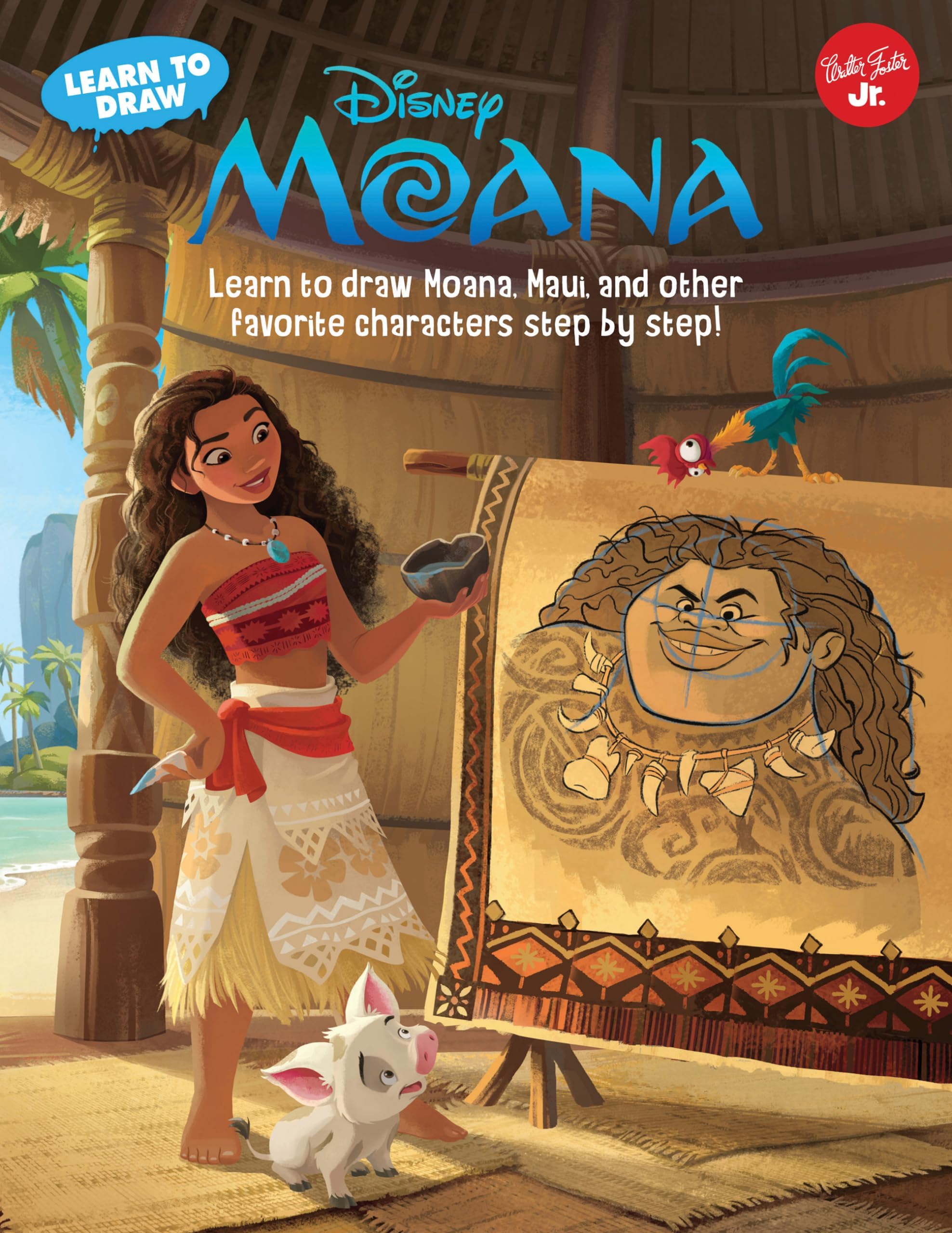 Learn to Draw Disney's Moana: Learn to draw Moana, Maui, and other favorite characters step by step! (Licensed Learn to Draw) Paperback – December 19, 2016