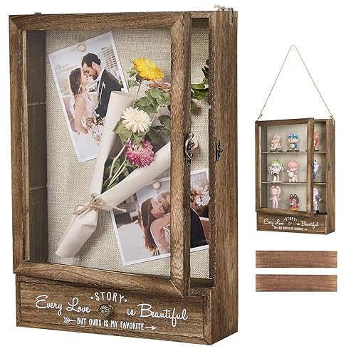 AW BRIDAL 11X16 Large Shadow Box Picture Frames Deep Shadow
