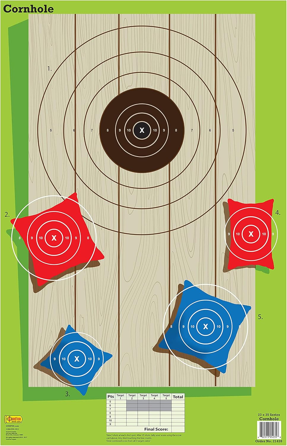 GunFun Targets, Inc. Competition Games #1, multicolor, 23 x 35 - Image 5