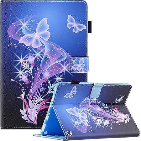 Case For Fire HD 10 Tablet (2023/2021) - Auto Sleep/Wake Folio Cover With Card Slots
