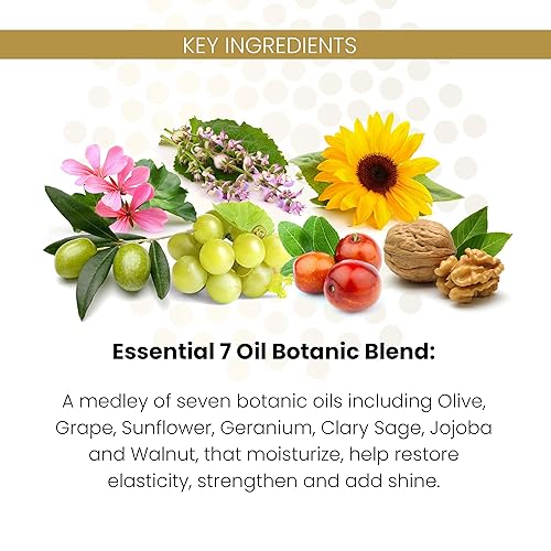 Miniatura 4 de ALOXXI Acondicionador de tratamiento capilar  Acondicionador hidratante para cabello seco, dañado y encrespado  Mezcla de 7 aceites esenciales