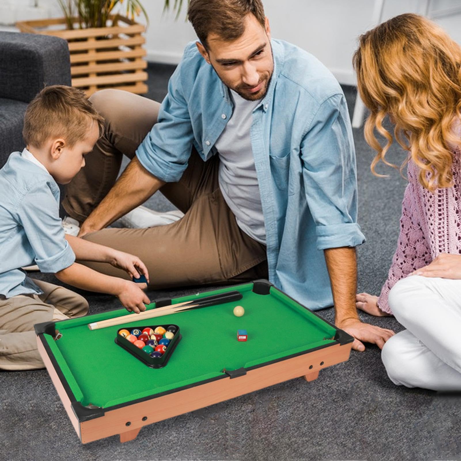 Amazon.co.jp: ミニビリヤード台, 脚付き子供用ビリヤードテーブル