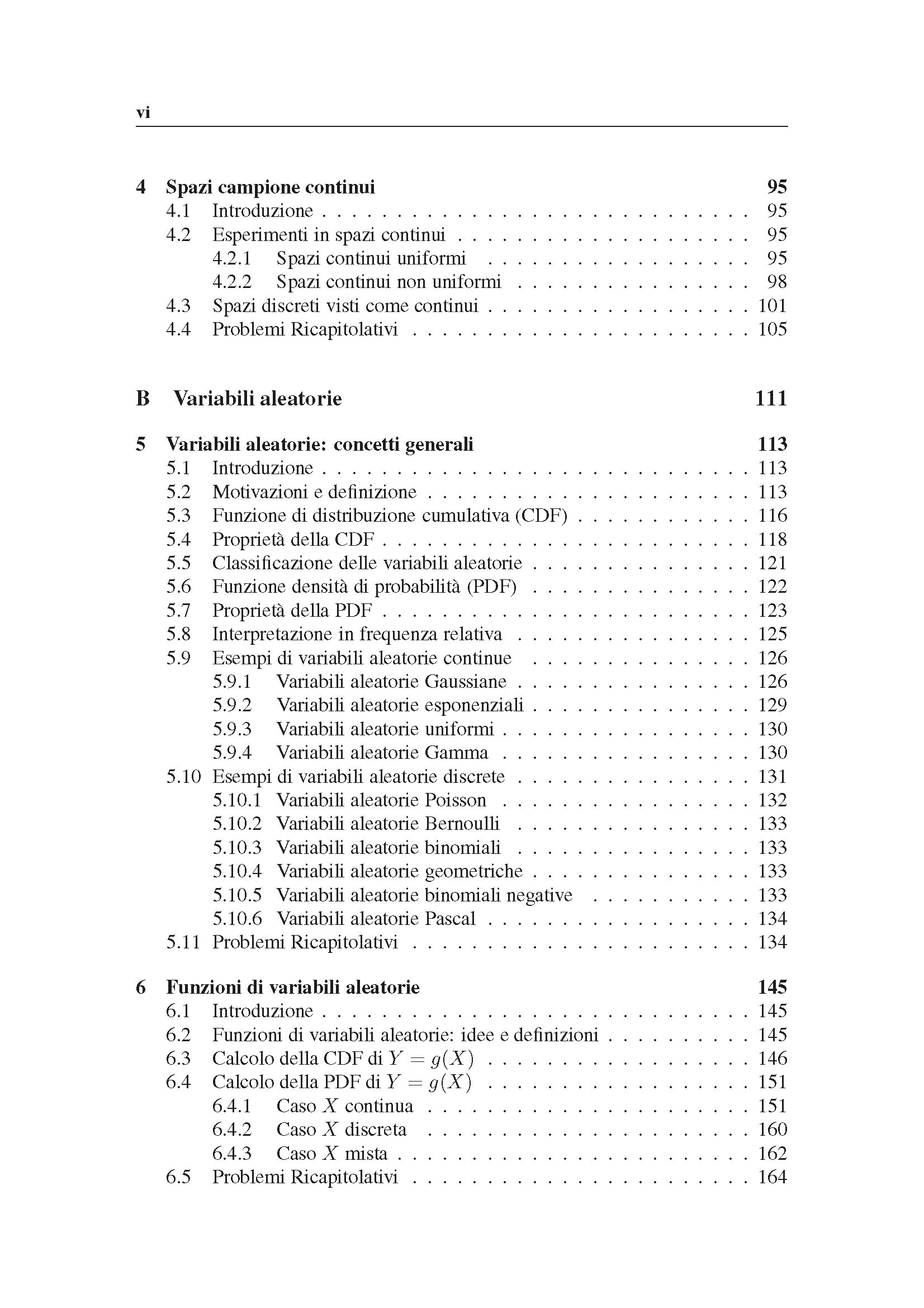 Introduzione a Teoria della Probabilità e Variabili Aleatorie