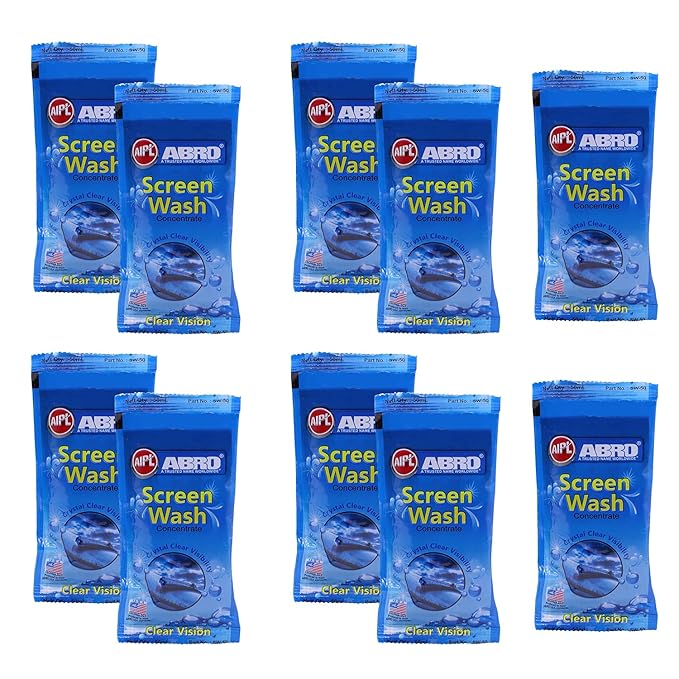 ABRO Windshield Car Wash Additive Fluid Concentrate Liquid Wipers