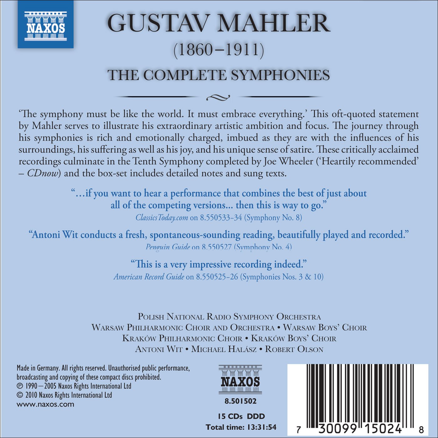 Symphonies (Intégrale)