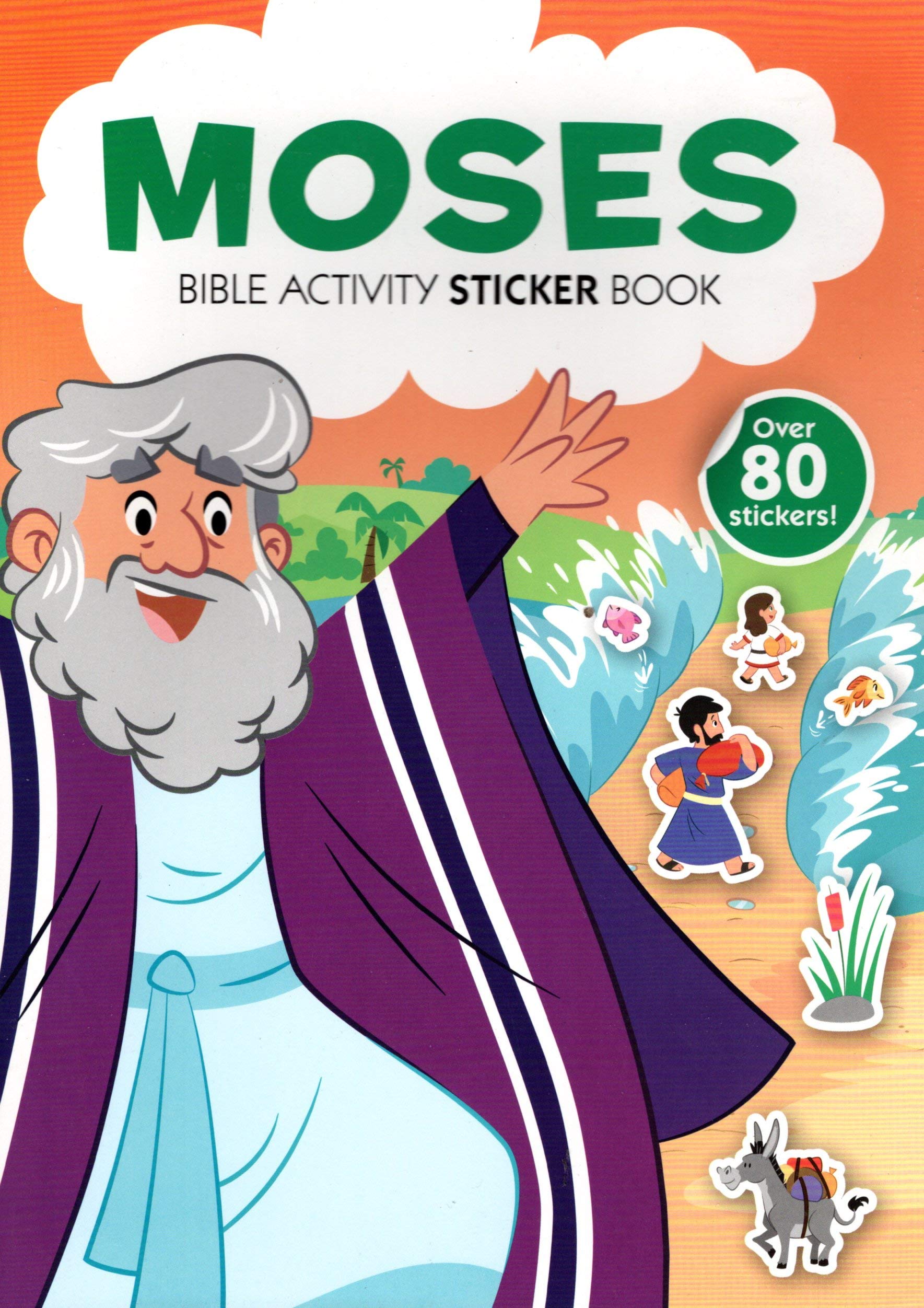 Bible Activity Moses Sticker Book Over 80 Stickers