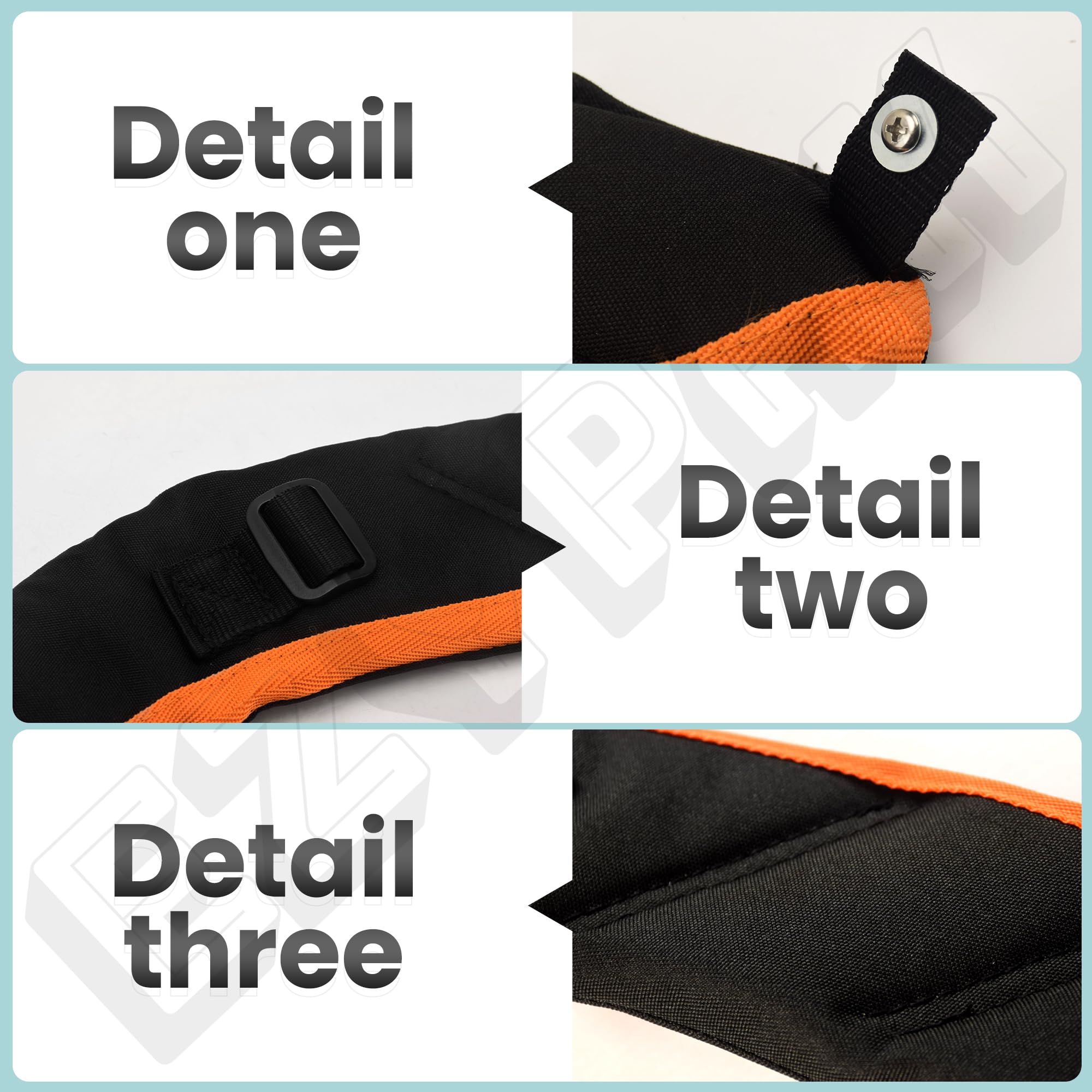 4283 710 9001 - Juego de correas de hombro de repuesto para soplador de mochila Stihl BR800 BR800x y 4283 710 9002
