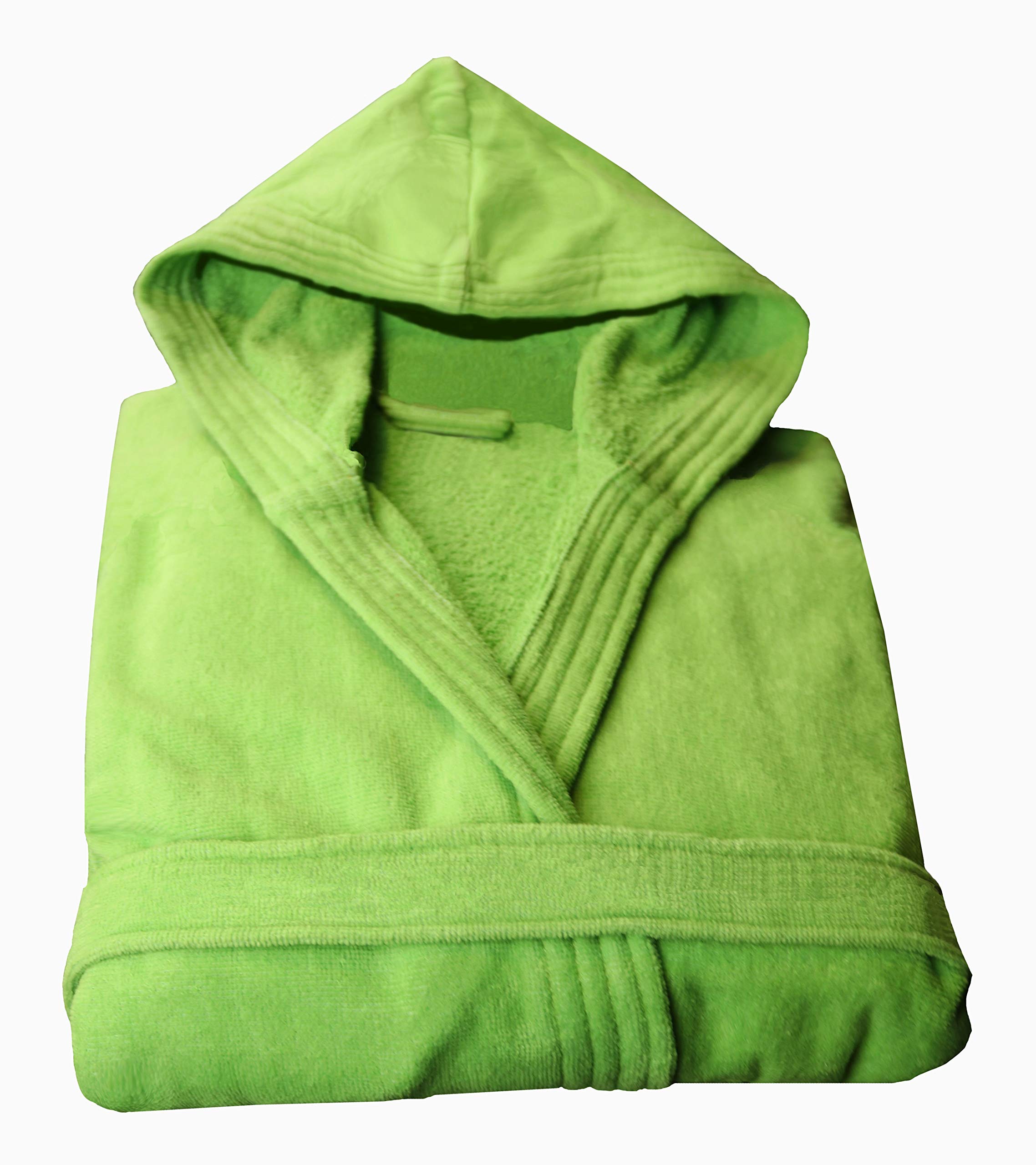 Lasa Accappatoio con Cappuccio Talla S Pistacchio