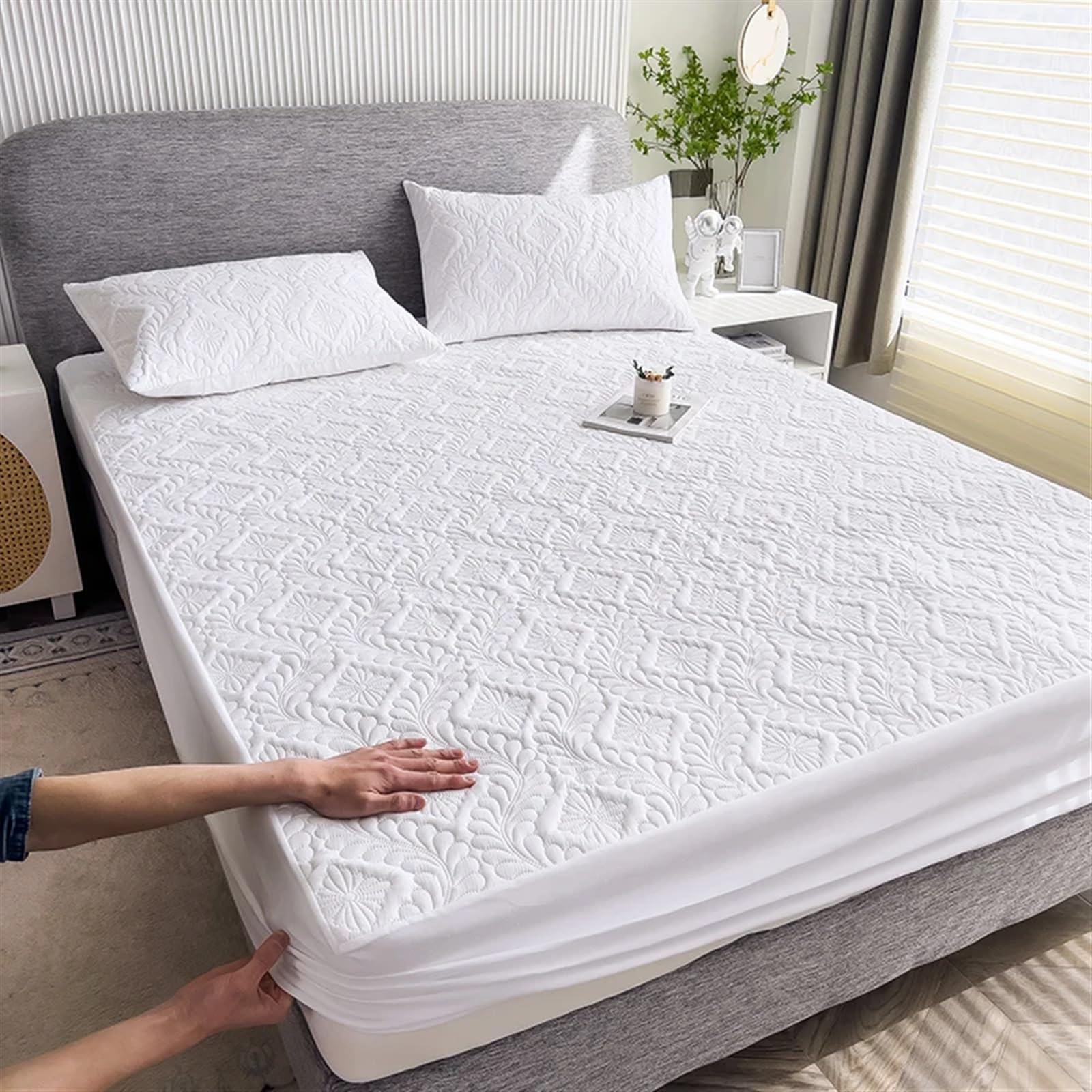 Protector Colchon Impermeable Protector de Cama colchón Impermeable Acolchado