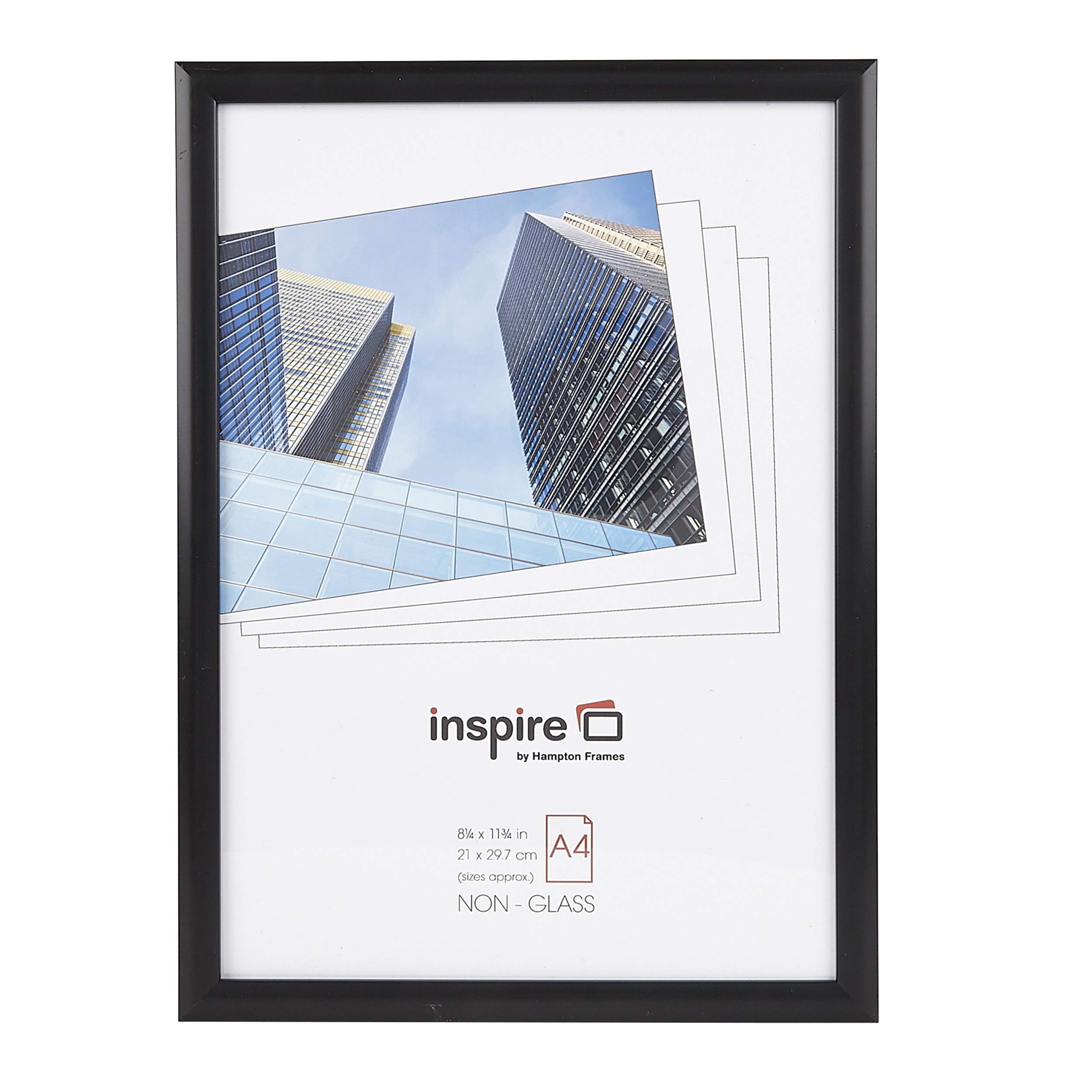 Hampton Frames Black Poster Frame, A4 (21X29.7cm)