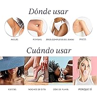 Vista 4 de Veet Crema profesional de 2 minutos para todo tipo de piel con manteca de karité, bikini completo y depilación púbica, probada dermatológicamente