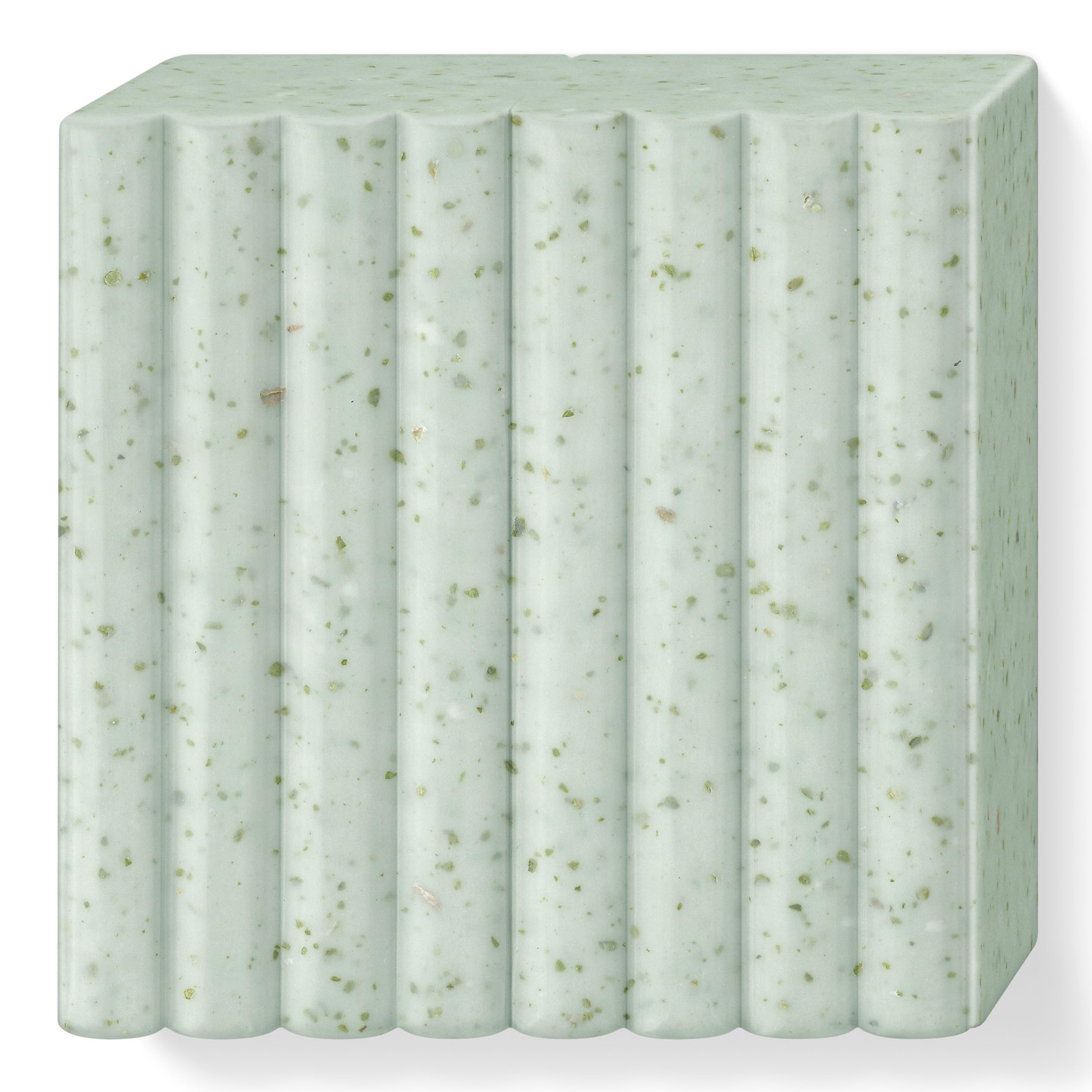 STAEDTLER 8010-570 FIMO Effect Oven-Hardening Polymer Modelling Clay - Botanical Spinach (1 x 57g Block)