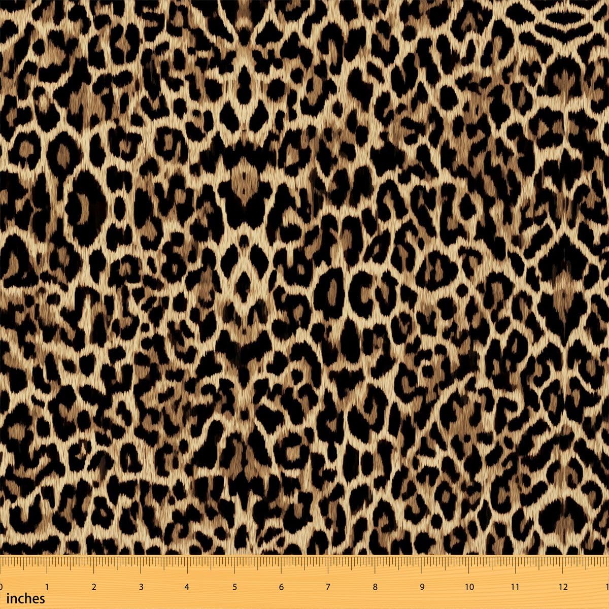 Erosebridal Leopard Print Upholstery Fabric, 1 Yard