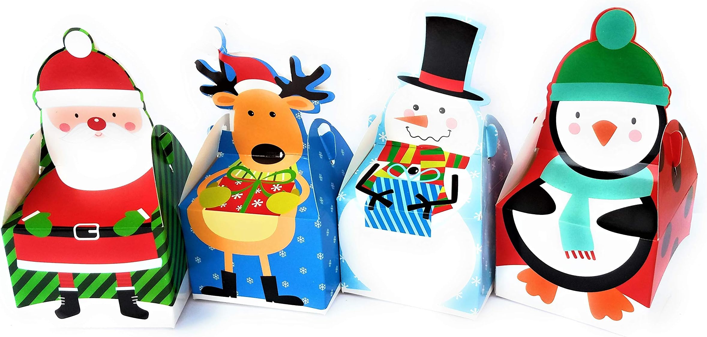 9 Christmas Cookie Treat Boxes with Cookie Cutters