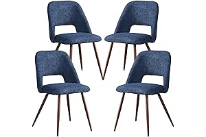 Dining Chairs Set of 4, Blue Kitchen Chairs