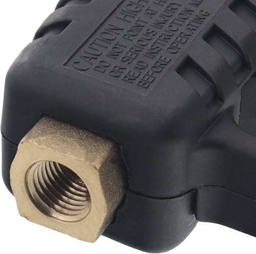 Miniatura 5 de Erie Tools Pistola de lavado a presión de 4000 PSI 38 pulgadas. Entrada de 14 pulgadas. Salida hembra Pistola de repuesto de 7 GPM con bloqueo de