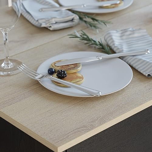 Miniatura 7 de IRONCK - Mesa de isla de cocina rodante con ruedas, hoja abatible, gabinete de almacenamiento, cajón, estante para especias/toallas, carro de Negro