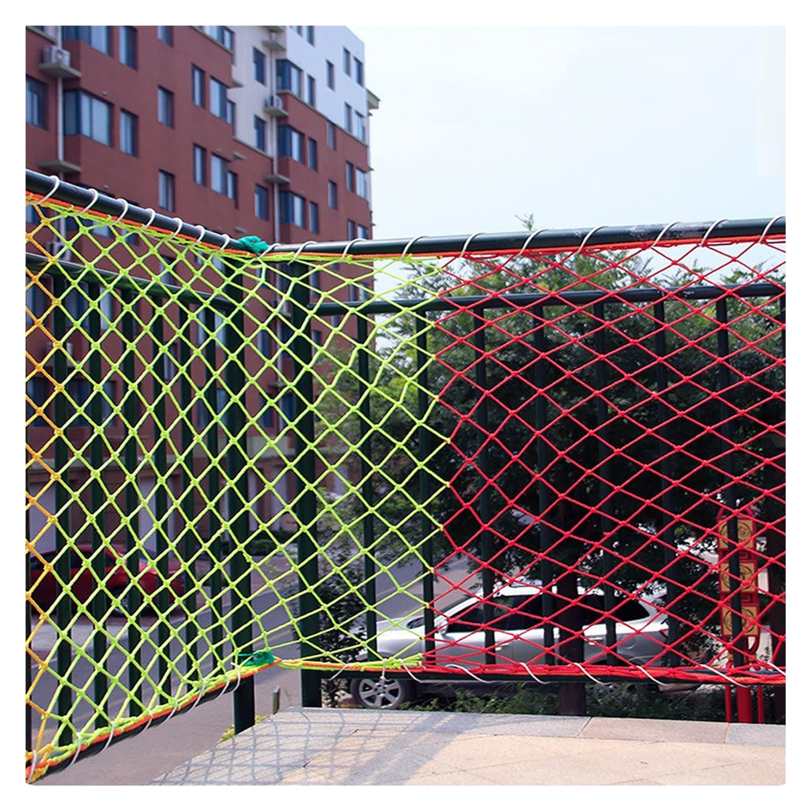 Rete Piante Rampicanti Facili da Installare Rete Divisoria Decorativa | Interni Rete Corda Giardini Sul Retro Terrazze Balaustre di Appartamenti(3 cm mesh,3x5m/9.84x16.4ft)