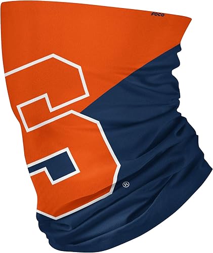 Miniatura 104 de FOCO NCAA unisex-adult Ncaa Team Logo Neck Gaiter Multiuse Logotipo grande.,Mini logotipo impreso.,Vacaciones en bloque ocupado,Hibisco