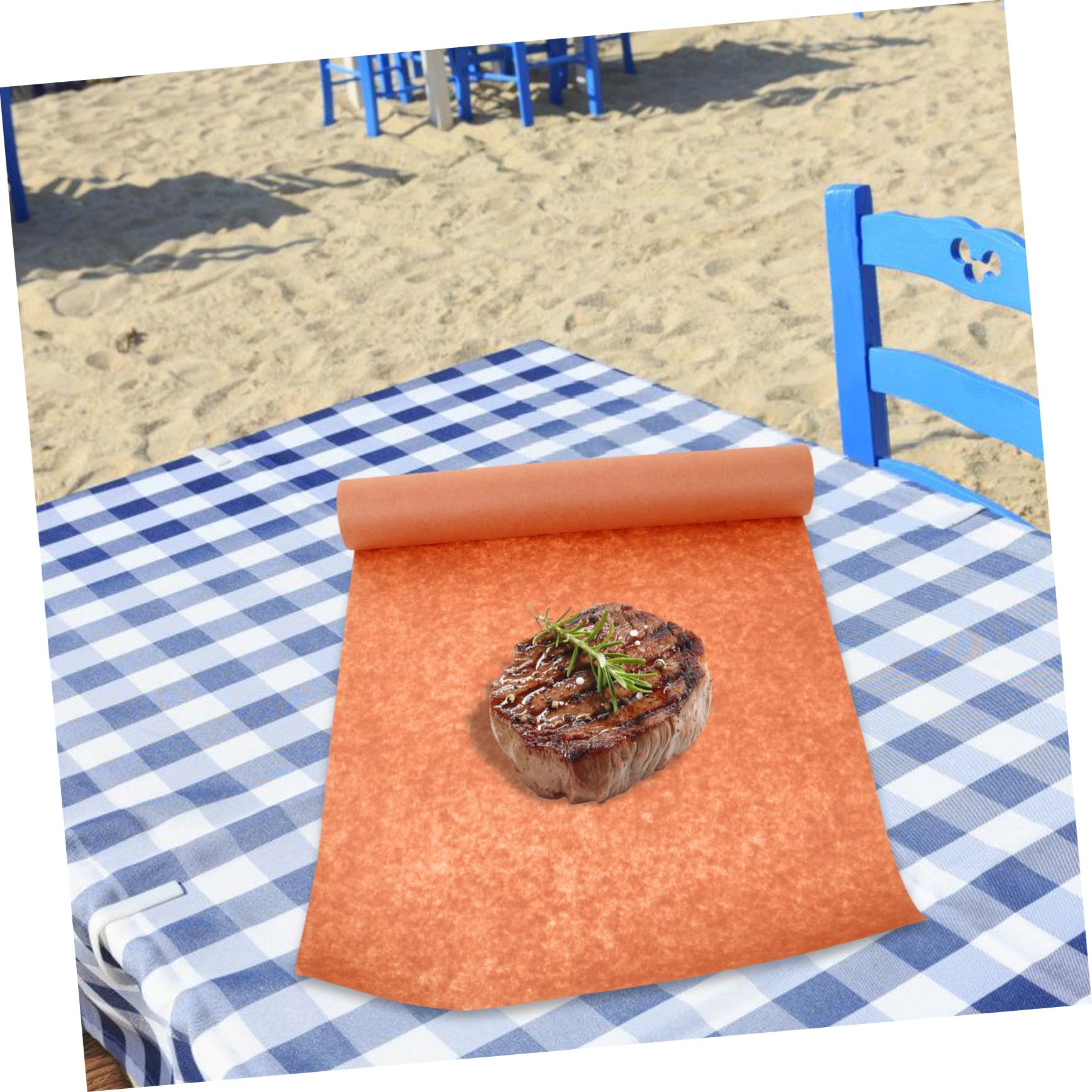 Rotolo di Carta da Macellaio per Cucina e Barbecue Marrone