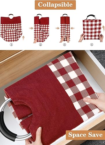 Miniatura 5 de BlissTotes Cesta de Ropa Sucia, Cesto, Cesta Plegable con Asas, Cestos Impermeables, Ahorro de Espacio, Ideal para Transporte de Ropa Sucia,