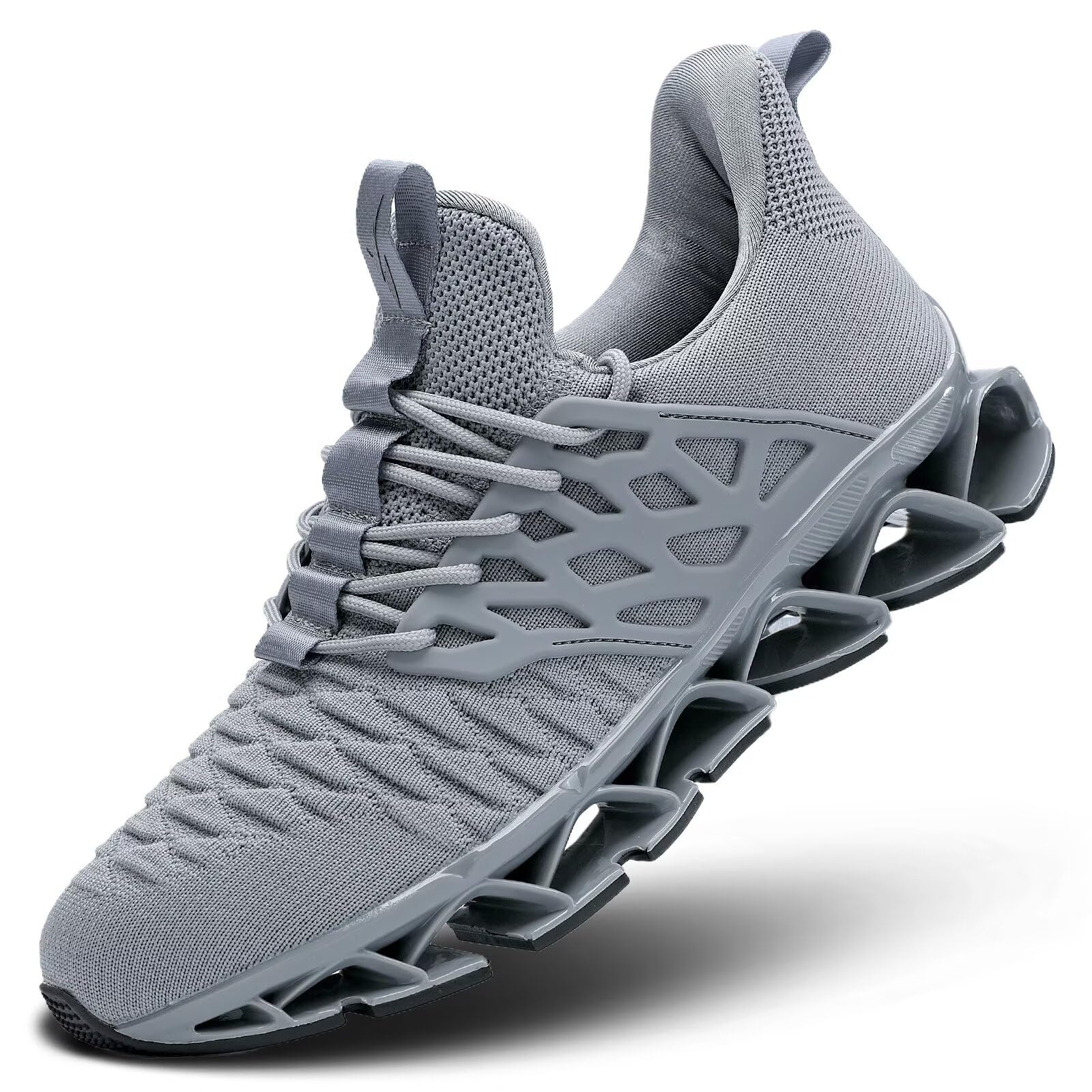 Men's Slip on Walking Running Shoes Blade Tennis Casual Fashion Sneakers Comfort Non Slip Work Sport Athletic Trainer