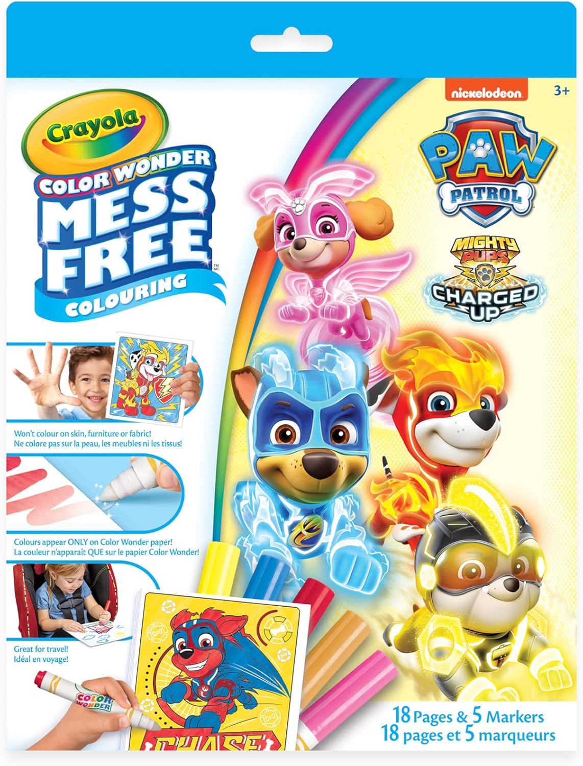 Crayola Paw Patrol Color Wonder Colouring Pad & Markers, Mess Free ...