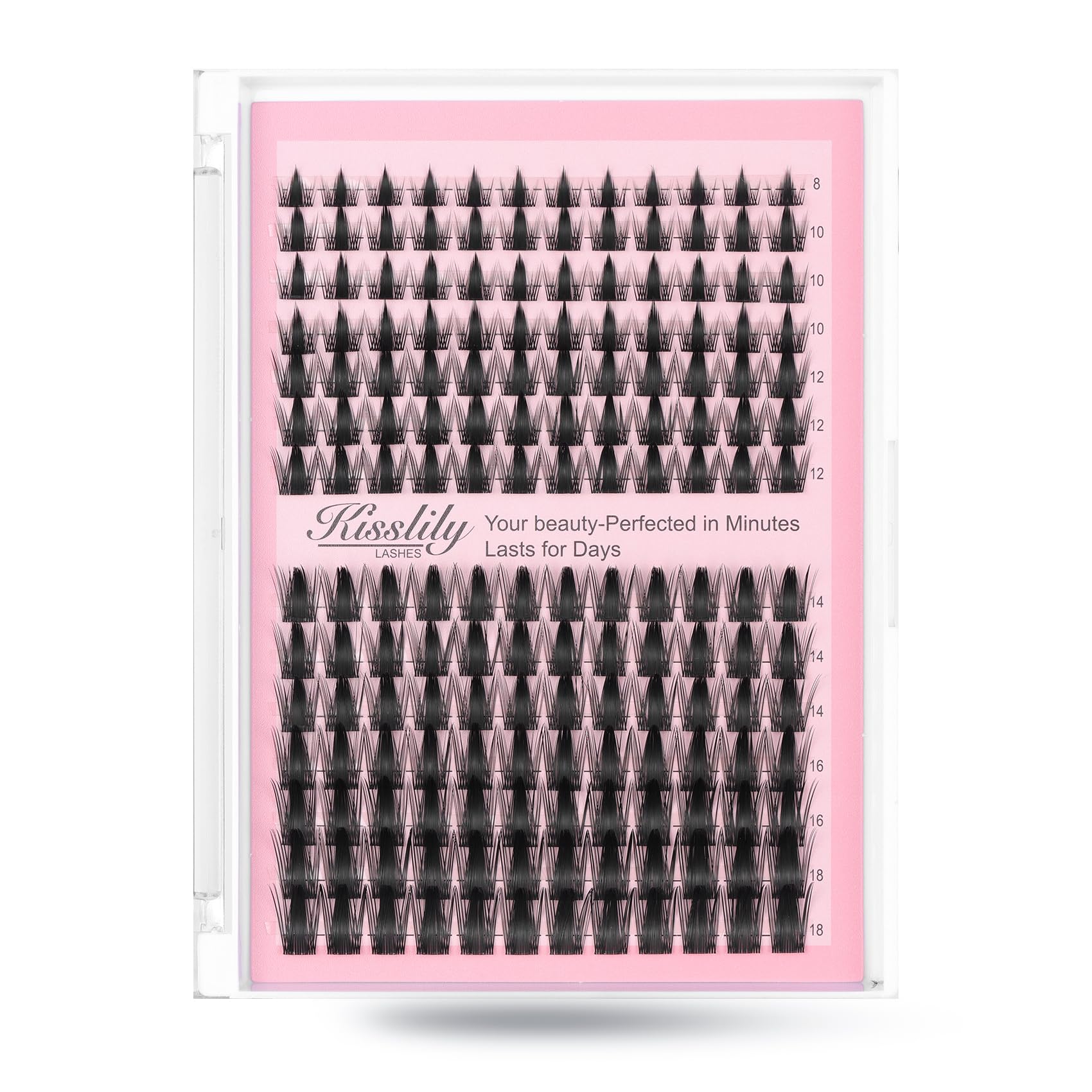 Manga Lash Clusters Fairy Lash Clusters Wispy DIY Individual False Eyelashes Thin & Soft Cluster Eyelash Extensions for Newbie's Eyelash Clusters