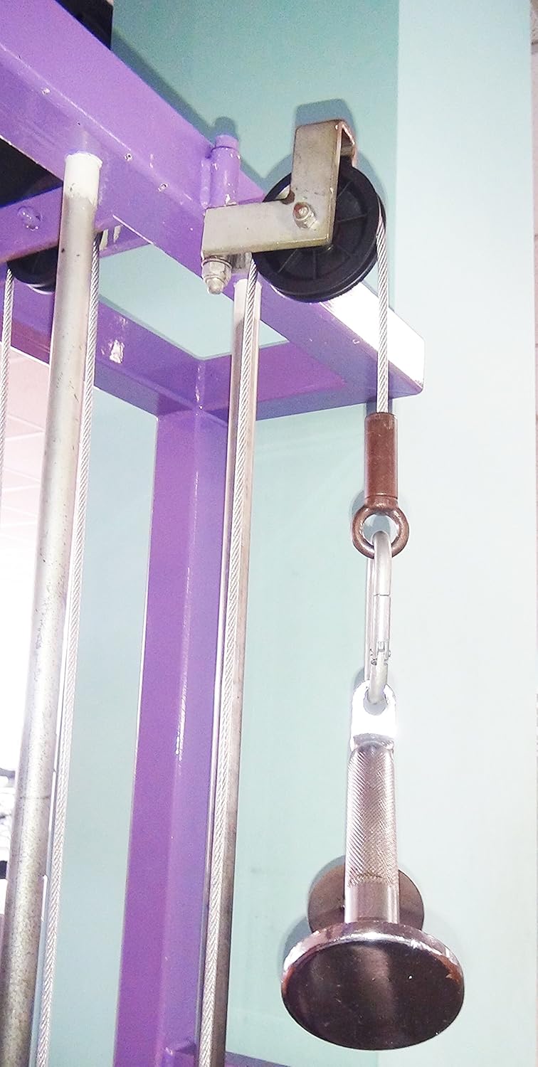 Cable Pulley with Steel Mount - 3.5"/90 mm Diameter- Ideal for Lifting Blocks/hoists/Ladder Lift/Pulley for Gym Equipment, DIY Home Projects, Clothesline, Shop Lifts