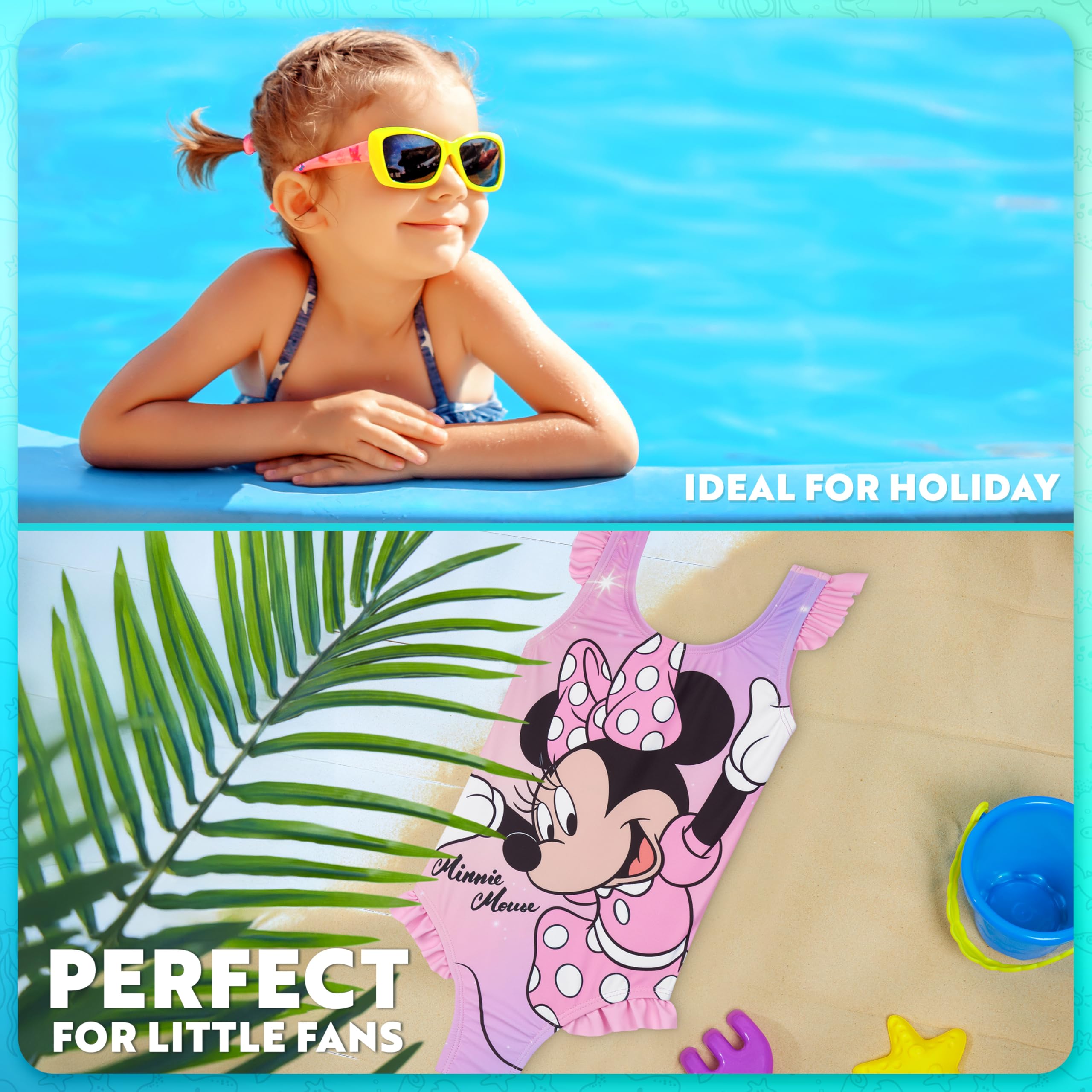 Get Trend Minecraft | Pokemon Bañador Niña Bebe Traje de Baño Natación de Pieza Única para Piscina y Playa
