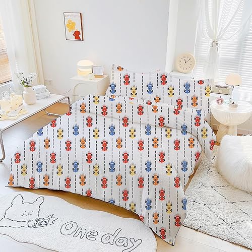 Miniatura 97 de Juego de sábanas y fundas de almohada tamaño individual Sábanas de cama individual para niños y niñas