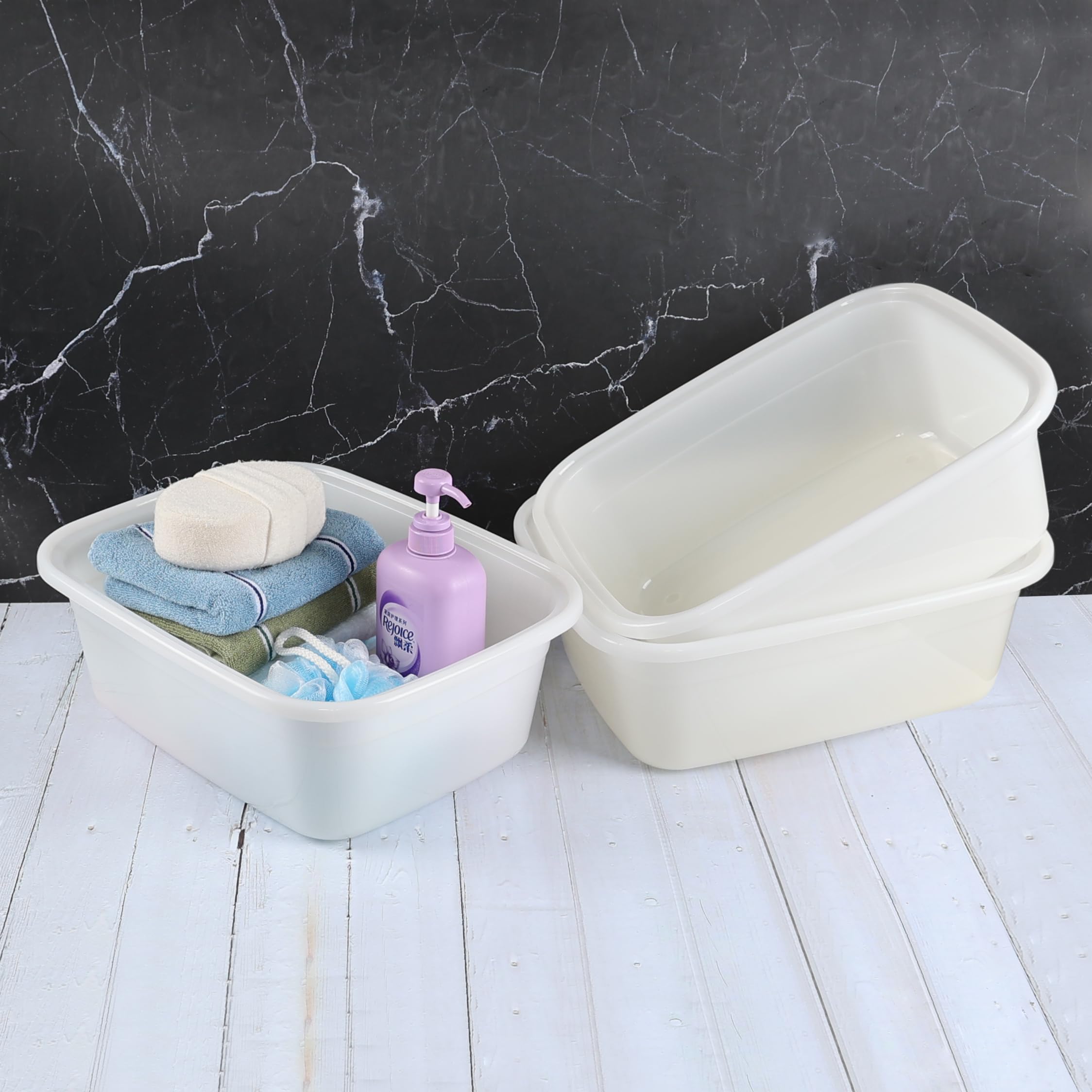 Cand Lavabo de plástico 14 Quart (3 unidades)