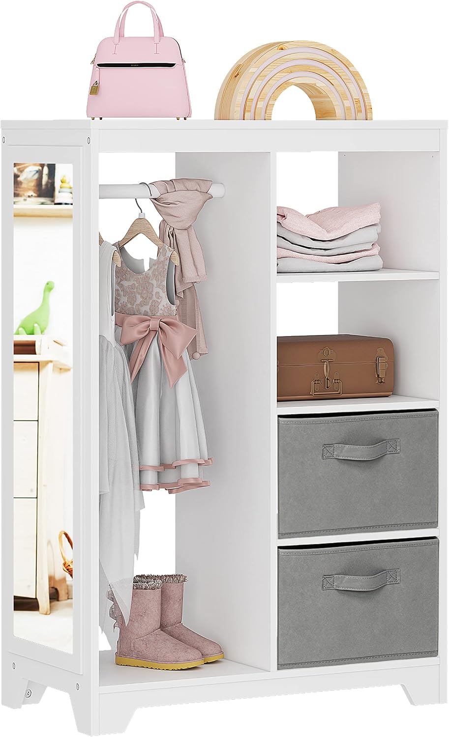 UTEX Kids Costume Wardrobe and Dress-Up Storage Armoire
